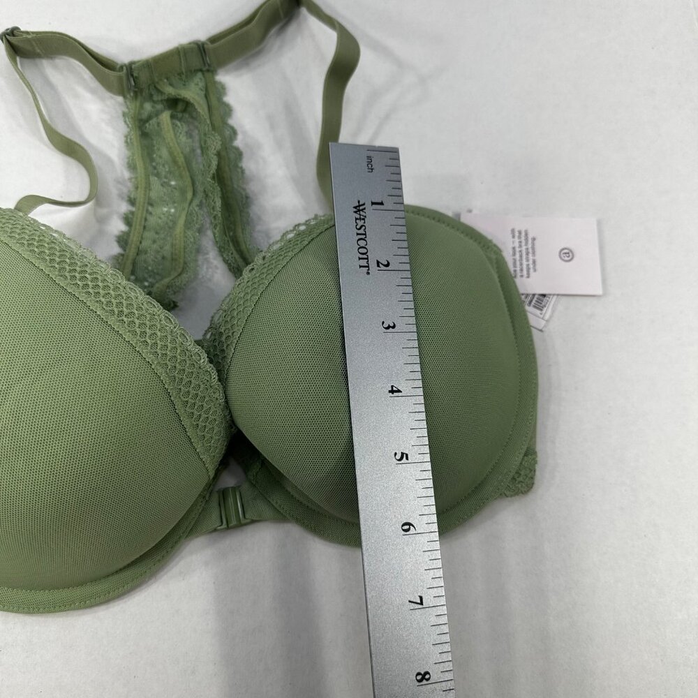Auden Women's Size 32DD Bra The Ace Lightly Lined Racerback Kiwi Green New - Picture 12 of 14
